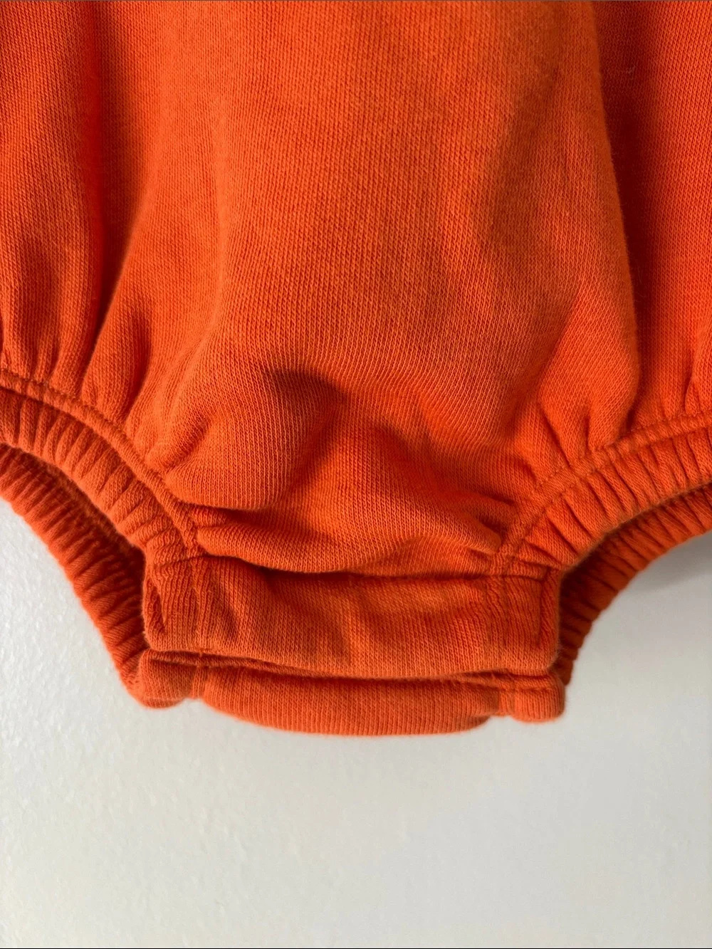 Old Navy Baby Pumpkin Romper with Booties 6-12M